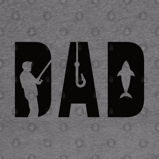 DAD Fishing, Design For Daddy by Promen Shirts